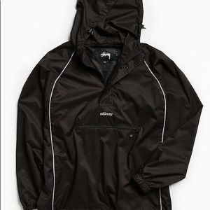 Black reflective 3M stüssy windbreaker
